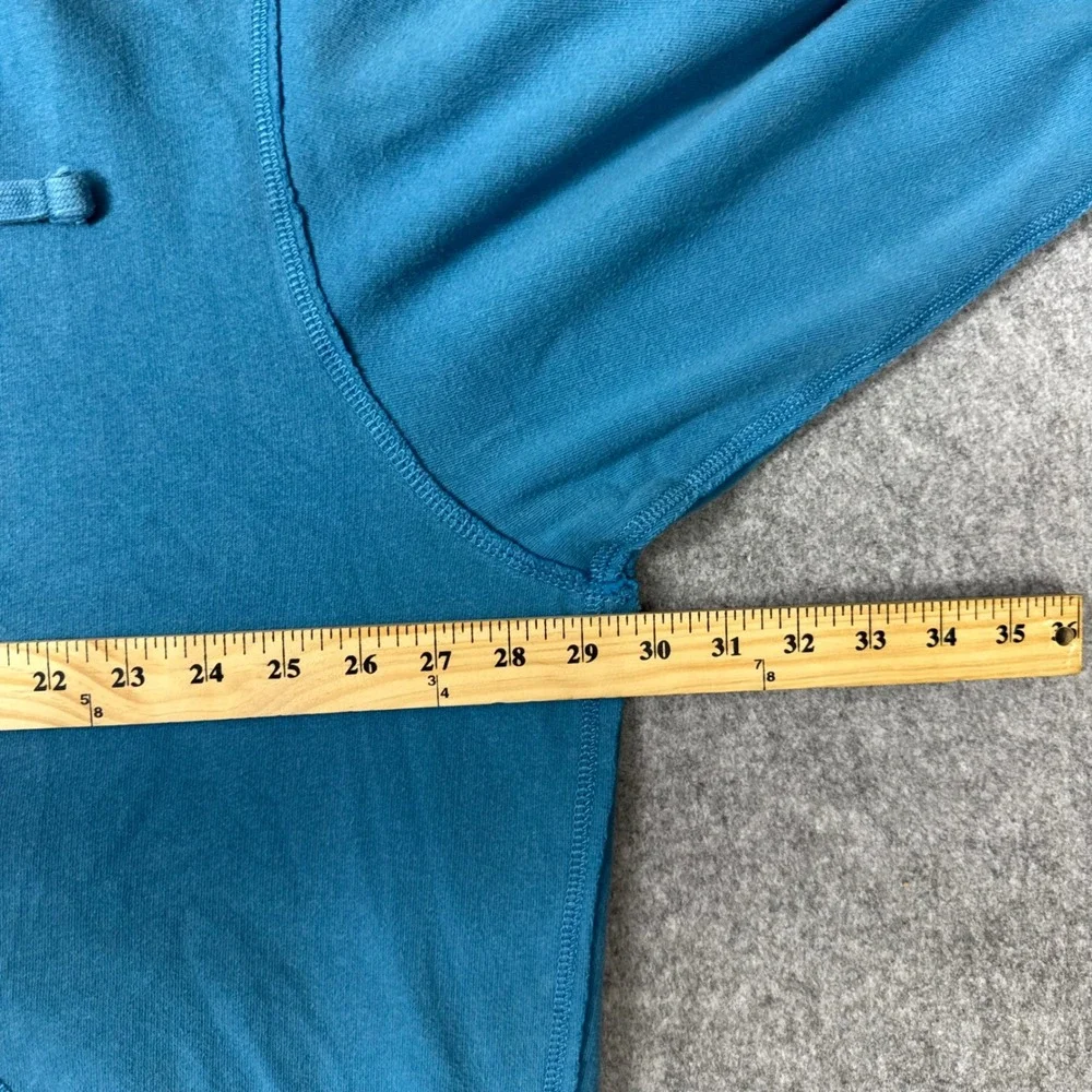 Polo Jeans Co Ralph Lauren Mens XXL Teal Blue PRL Graphic Hoodie Sweatshirt